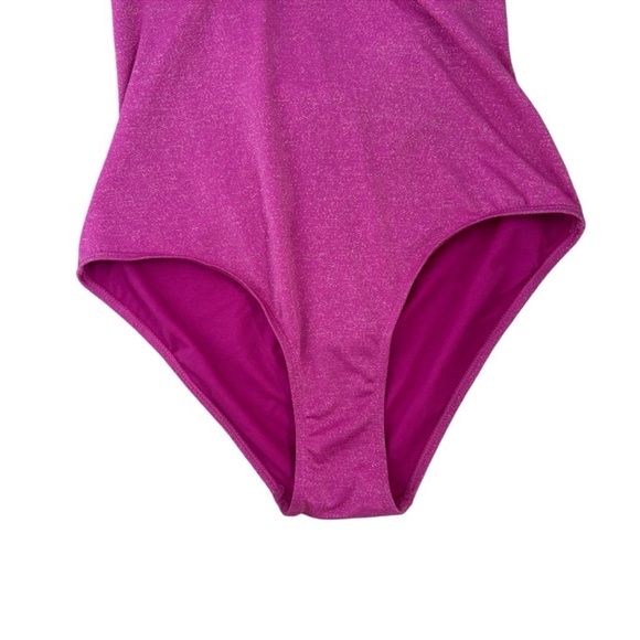 Jones New York NWT magenta pink halter one piece sexy bathing swimsuit large - Picture 14 of 16